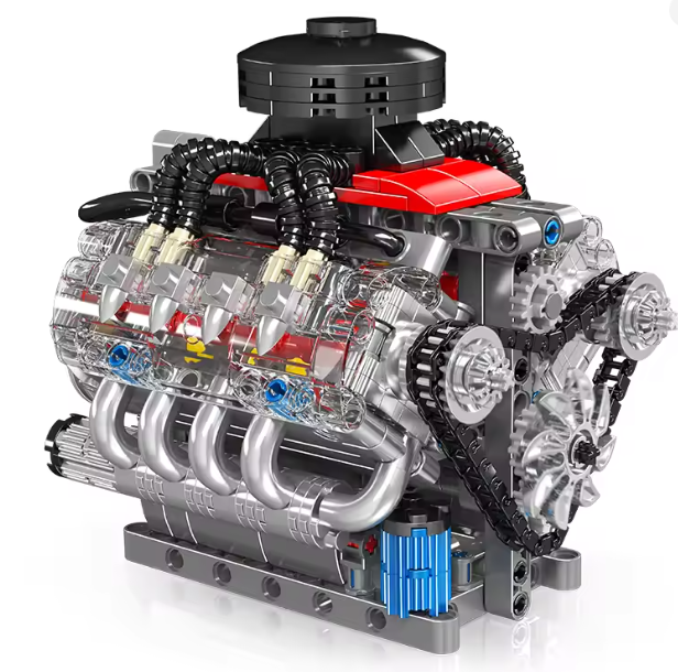 The Brick V8 Engine Set
